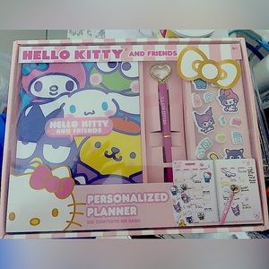 Hello Kitty & Friends Sanrio Personalized Planner Stationary Journal Set Kit